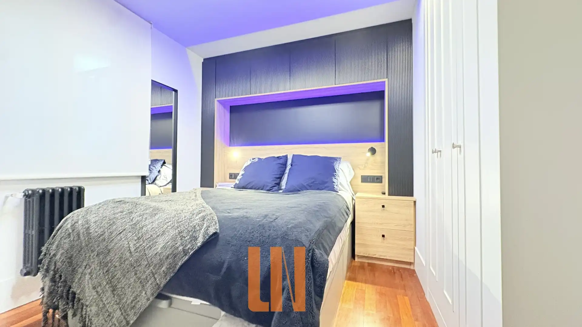 Schlafzimmer von Wohnung zum Verkauf in A Coruña Capital  mit Heizung, Ofen und Waschmaschine