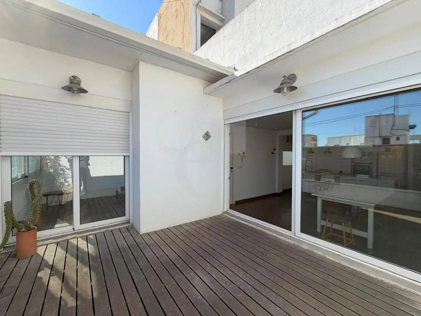 Terrasse von Dachboden zur Miete in Valencia mit Klimaanlage, Terrasse und Möbliert