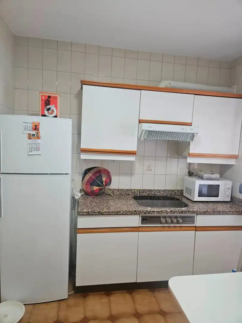 Cuina de Pis de lloguer en Madrid amb Aire condicionat, Calefacció i Terrassa