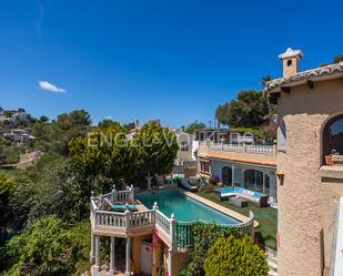 Exterior view of House or chalet for sale in Jávea / Xàbia  with Air Conditioner, Terrace and Swimming Pool