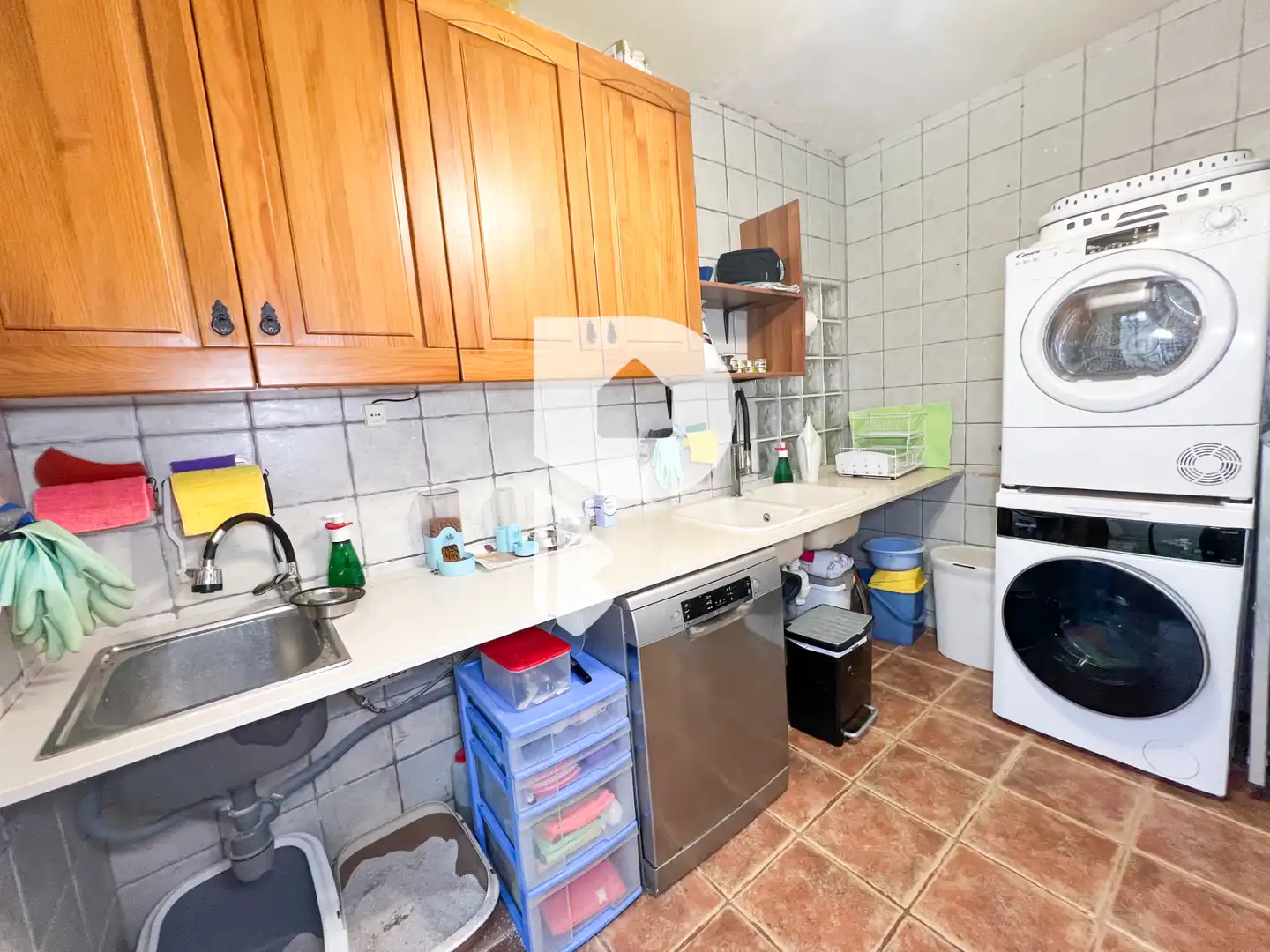 Cocina de Casa o chalet en venta en Vallirana con Aire acondicionado, Calefacción y Terraza