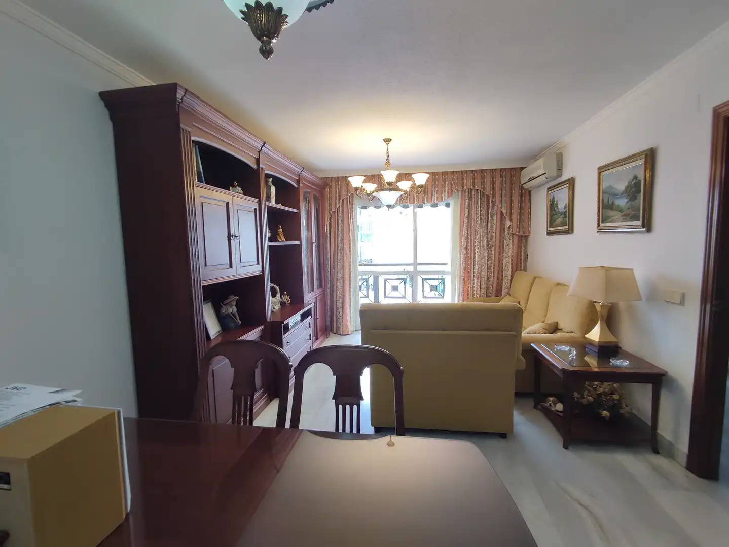 Sala de estar de Piso en venta en Málaga con Aire acondicionado, Terraza y Trastero