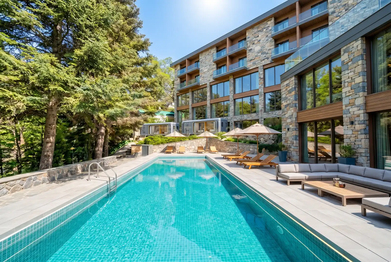 Schwimmbecken von Gebäude zum Verkauf in Sierra Nevada mit Gemeinschaftspool