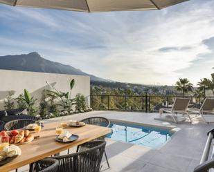 Terrassa de Planta baixa en venda en Marbella amb Aire condicionat, Terrassa i Piscina