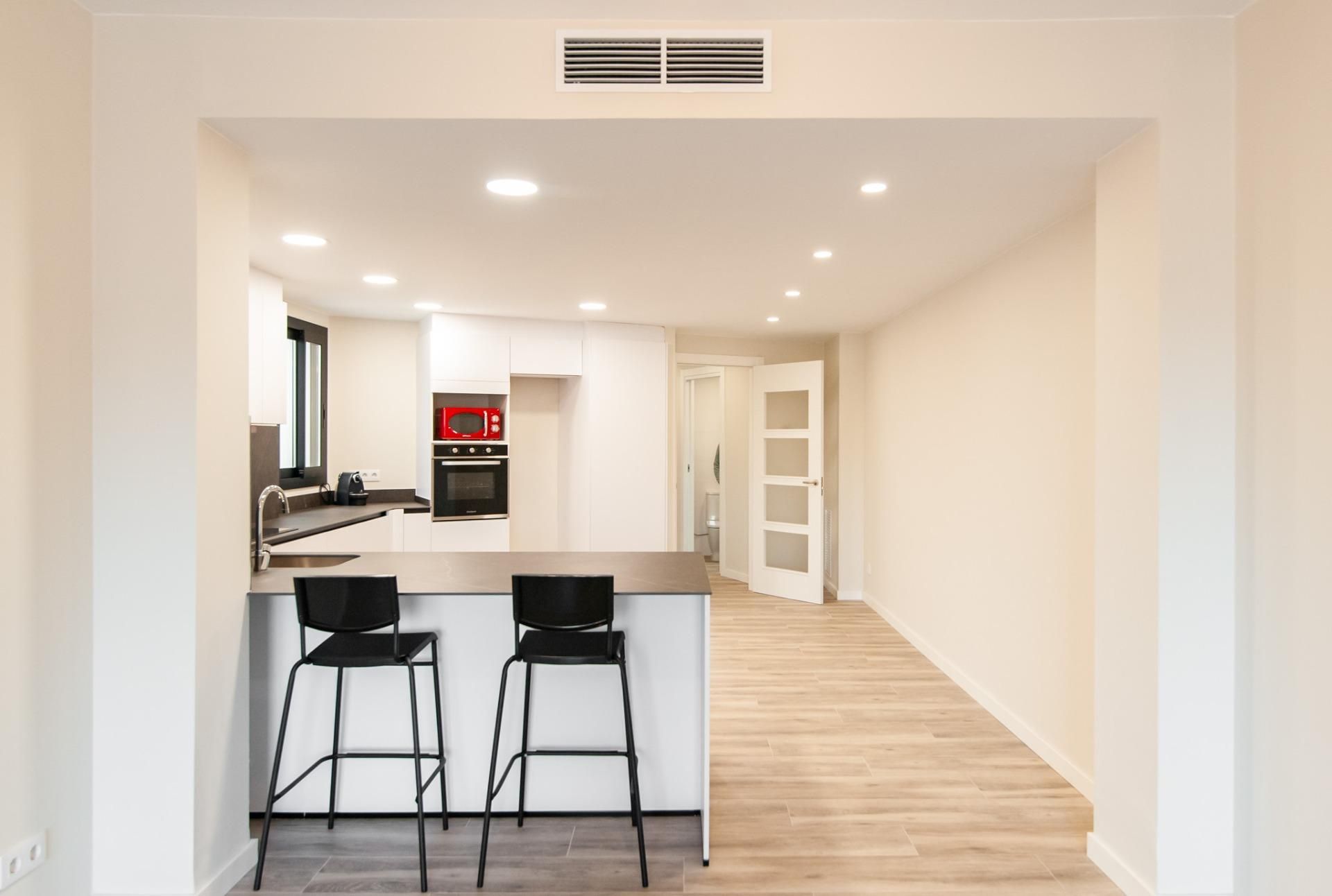 Kitchen of Flat to rent in Vilafranca del Penedès  with Heating, Parquet flooring and Balcony