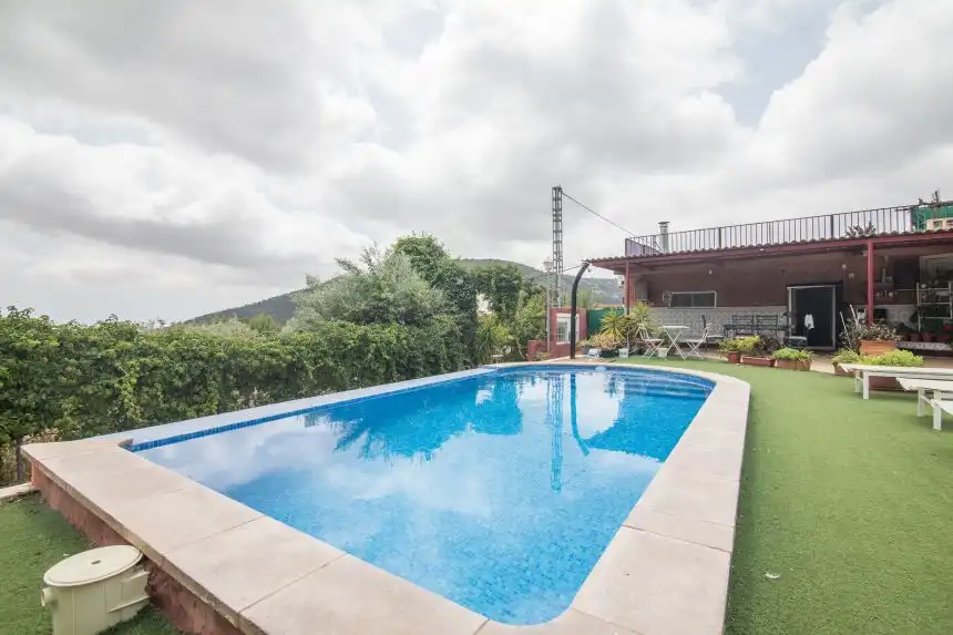 Piscina de Casa o xalet en venda en Tibi amb Aire condicionat, Piscina i Moblat
