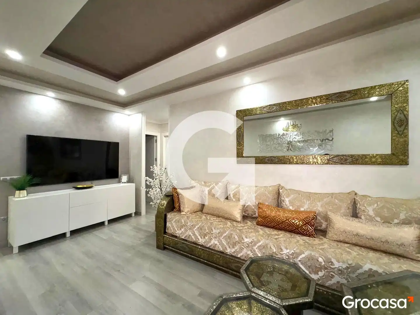 Living room of Flat for sale in Mataró  with Furnished, Oven and Washing machine