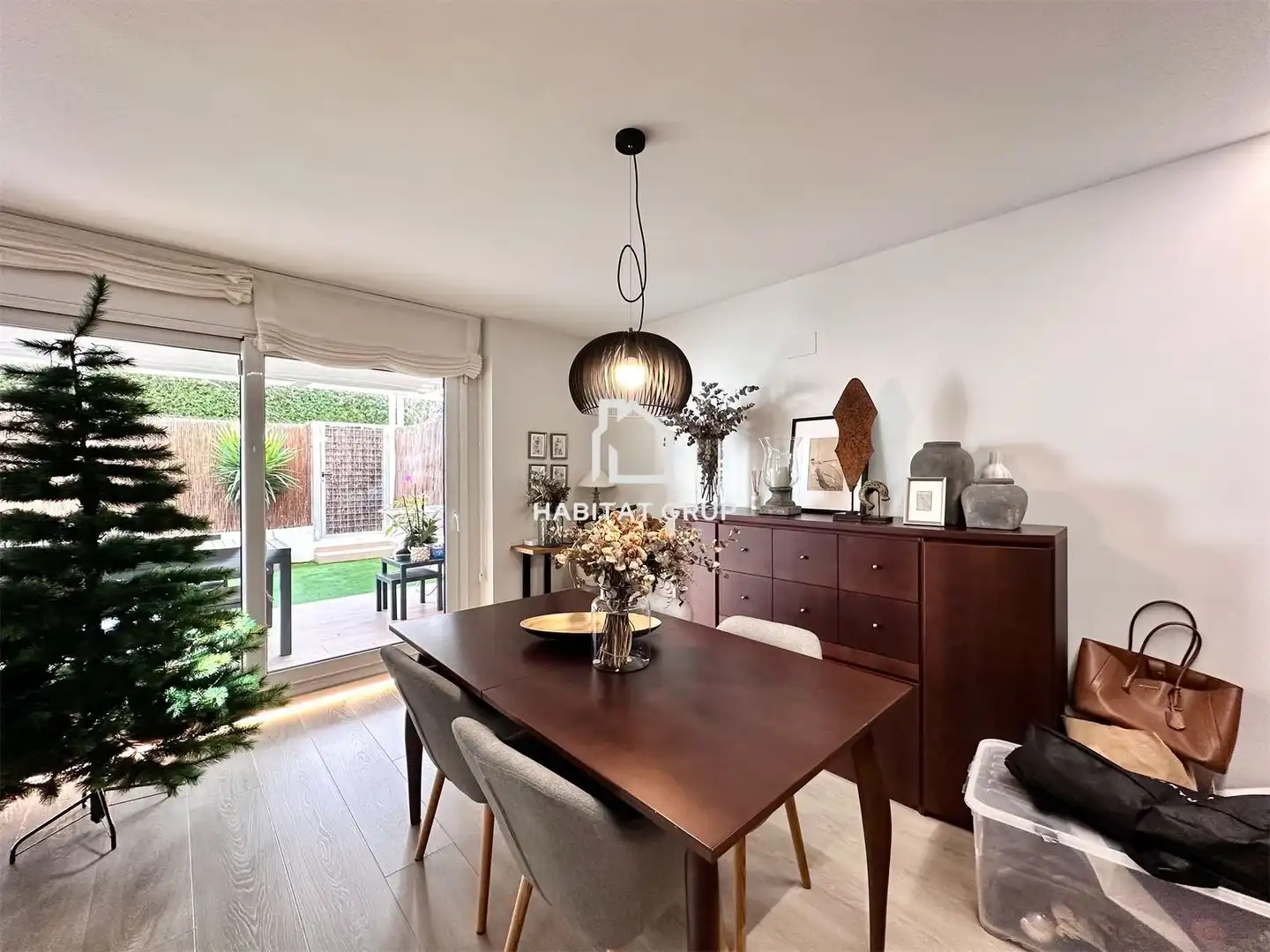 Dining room of Duplexes for sale in Sant Feliu de Llobregat  with Air Conditioner, Heating and Private garden