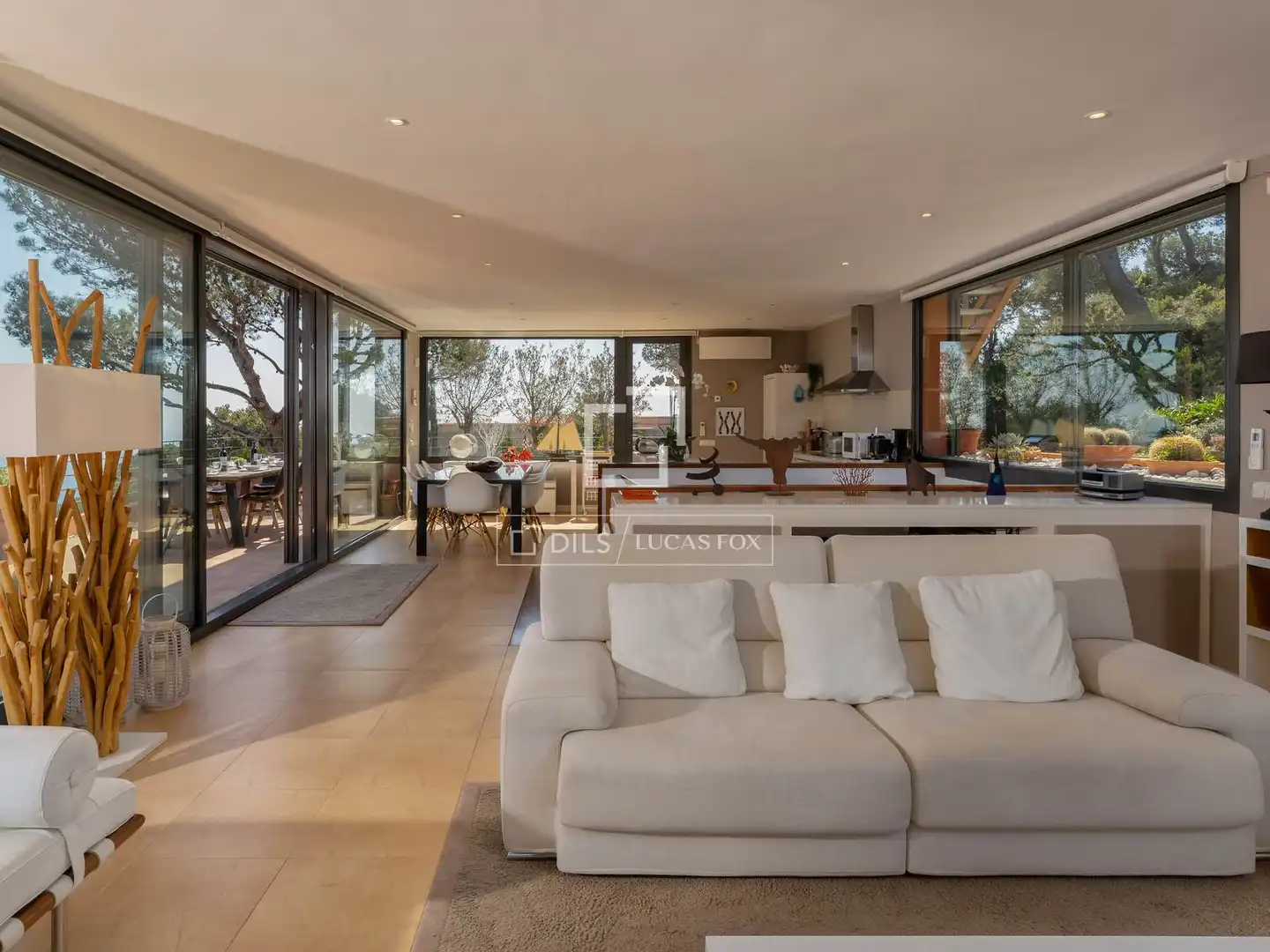 Living room of Houses for sale in Begur  with Air Conditioner, Heating and Private garden