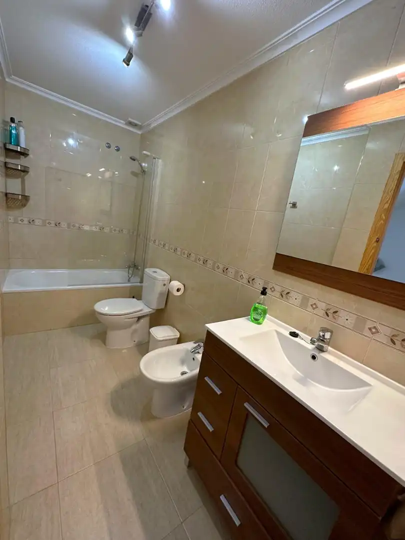 Badezimmer von Maisonette zur Miete in Pulpí mit Klimaanlage und Gemeinschaftspool