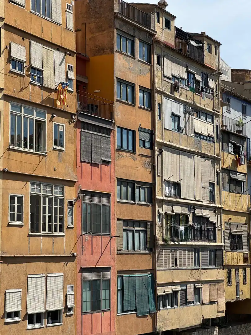 Exterior view of Buildings for sale in Girona