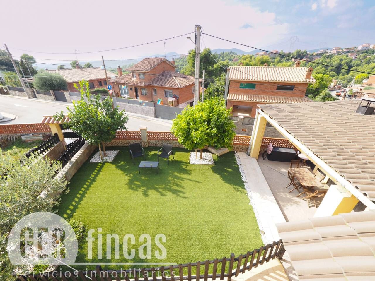 Terrassa de Casa o xalet en venda en Terrassa amb Aire condicionat, Calefacció i Jardí privat