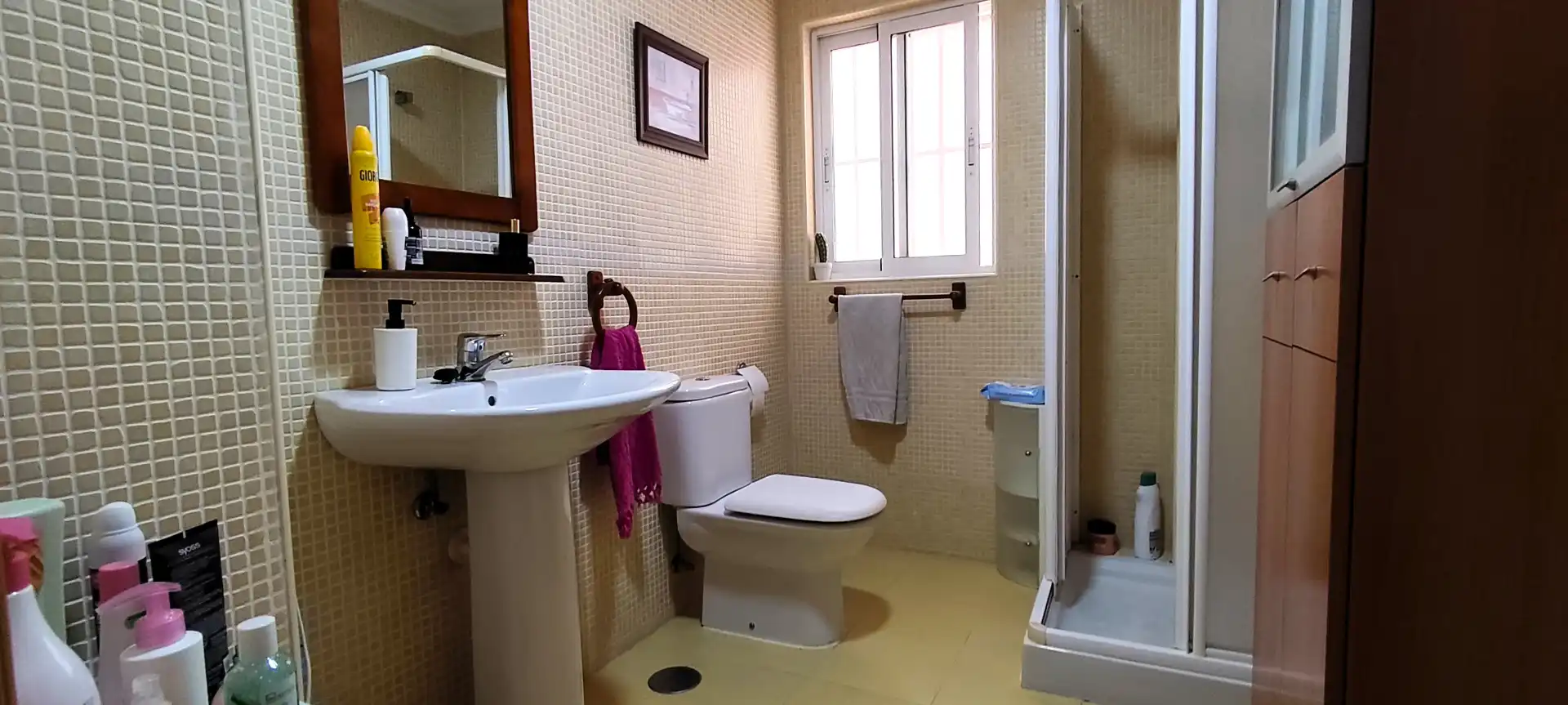 Bathroom of Flat for rent in Alicante / Alacant  with Air Conditioner, Heating and Terrace