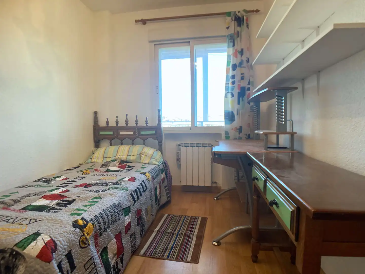 Bedroom of Flat for rent in Móstoles  with Air Conditioner, Heating and Parquet flooring