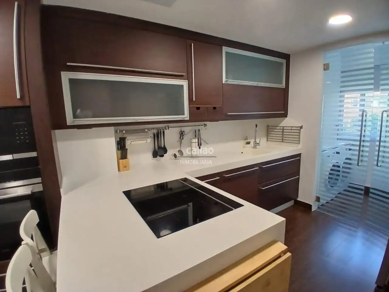 Kitchen of Flat for rent in Ferrol  with Heating, Storage room and Furnished