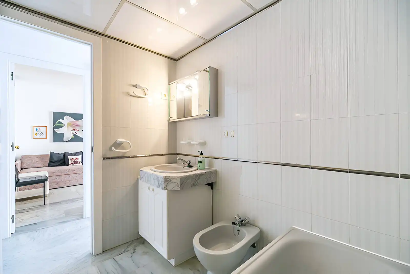 Baño de Planta baja en venta en Benalmádena con Aire acondicionado, Terraza y Piscina