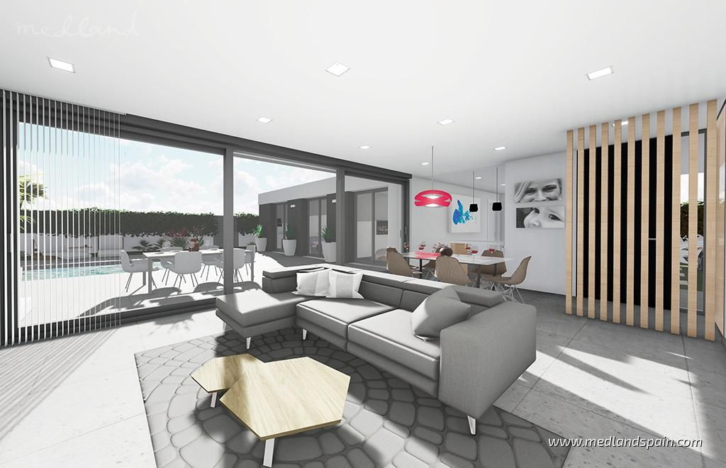 Sala d'estar de Casa o xalet en venda en Pulpí amb Jardí privat i Piscina