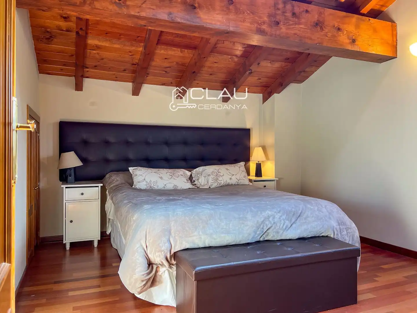Bedroom of Duplexes for rent in Osséja  with Heating, Parquet flooring and Terrace