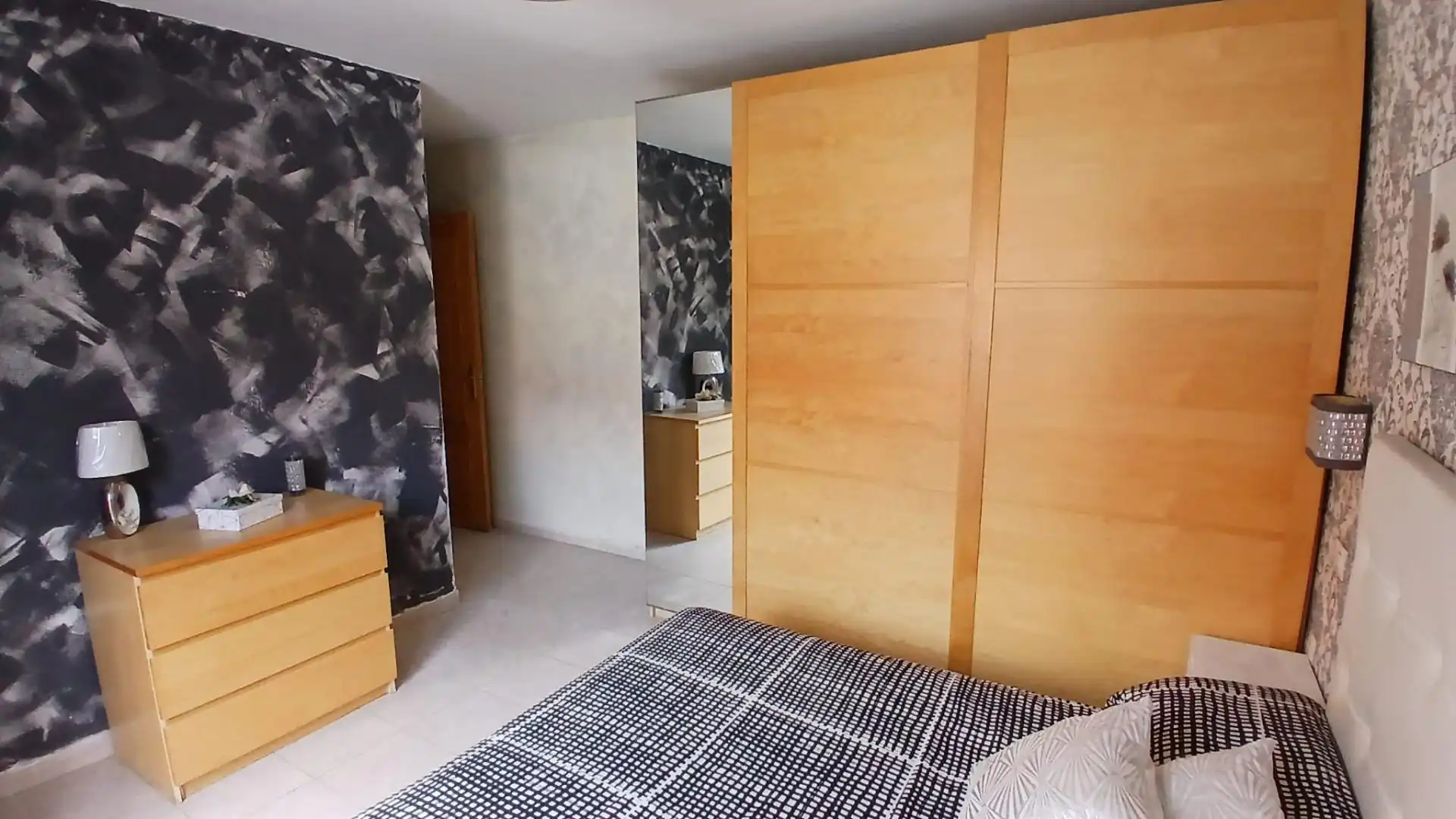 Bedroom of Flat for sale in Vícar  with Storage room, Furnished and Community pool