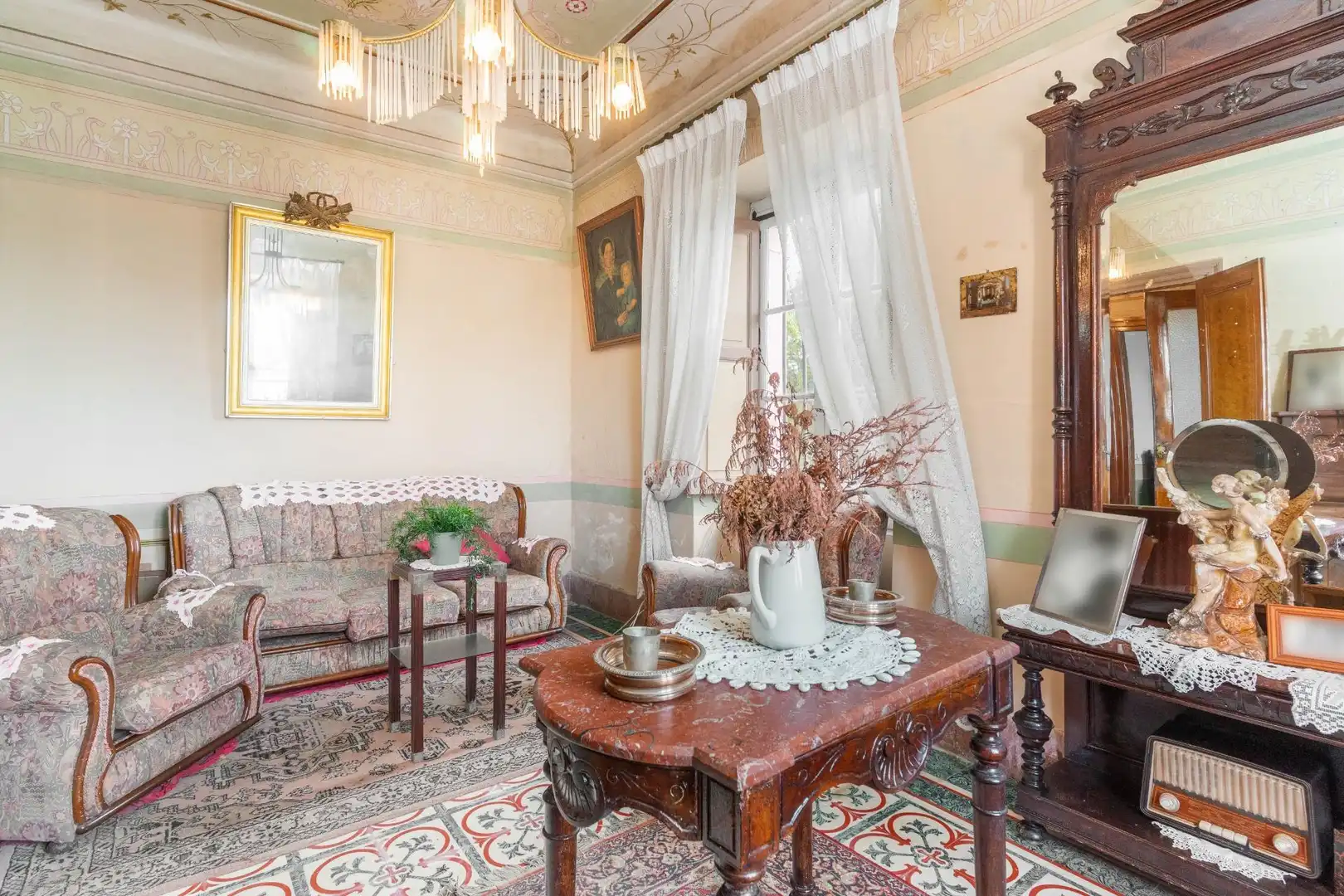 Sala de estar de Casa o chalet en venta en Tapia de Casariego con Jardín privado, Amueblado y Balcón