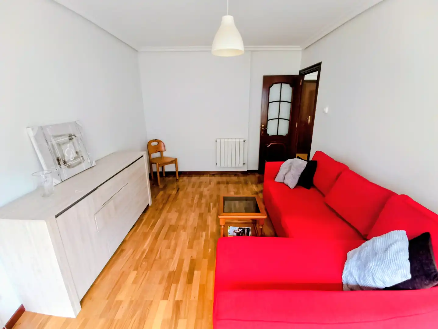 Sala de estar de Piso de alquiler en Gijón  con Calefacción, Amueblado y Horno