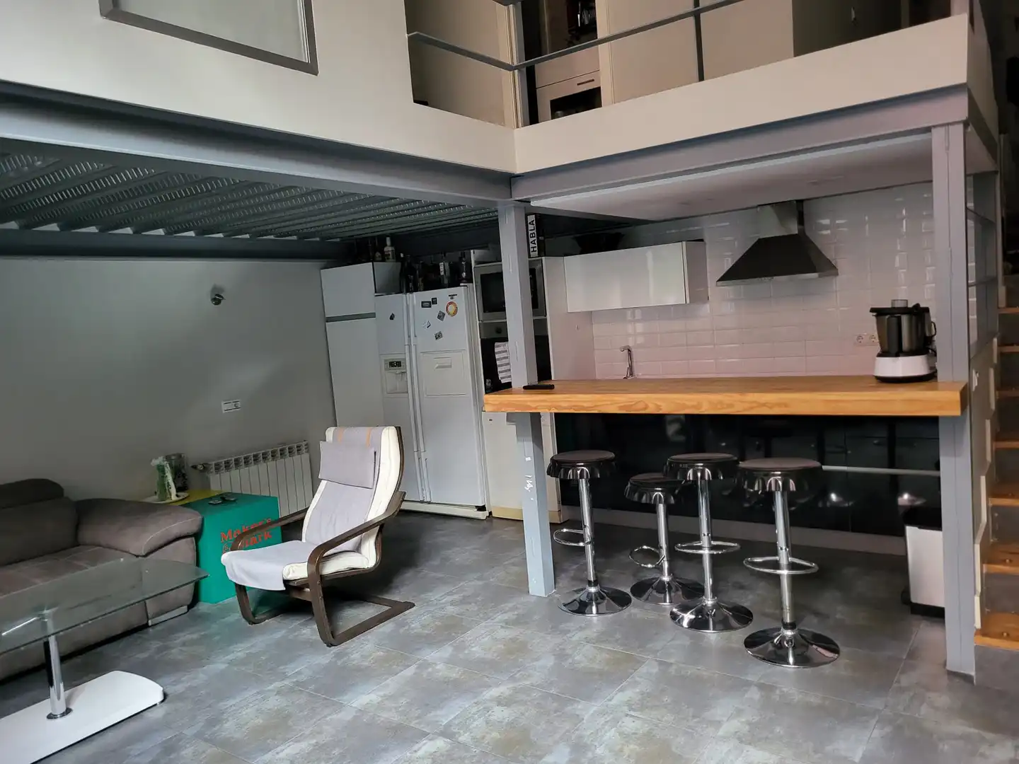 Cocina de Loft en venta en Madrid con Calefacción, Terraza y Horno
