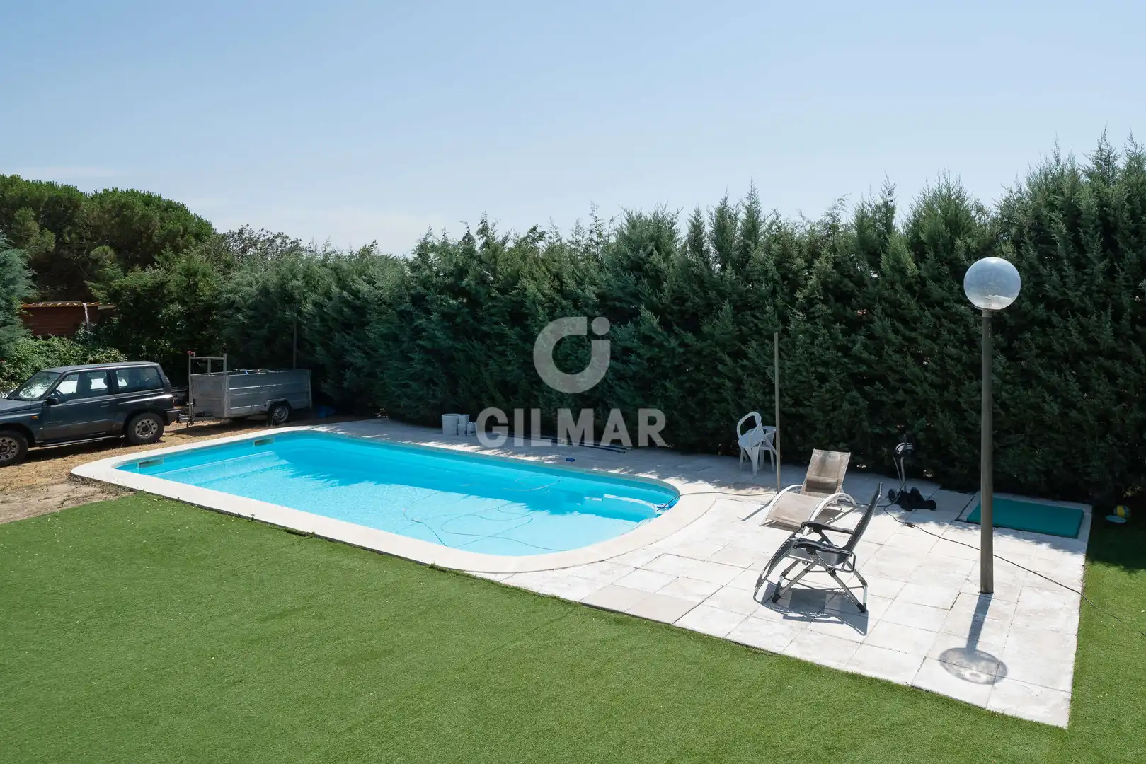 Piscina de Casa o chalet en venta en San Lorenzo de El Escorial con Calefacción, Jardín privado y Piscina