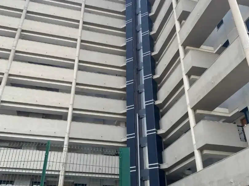 Außenansicht von Wohnung zur Miete in Moncofa mit Klimaanlage, Privatgarten und Terrasse