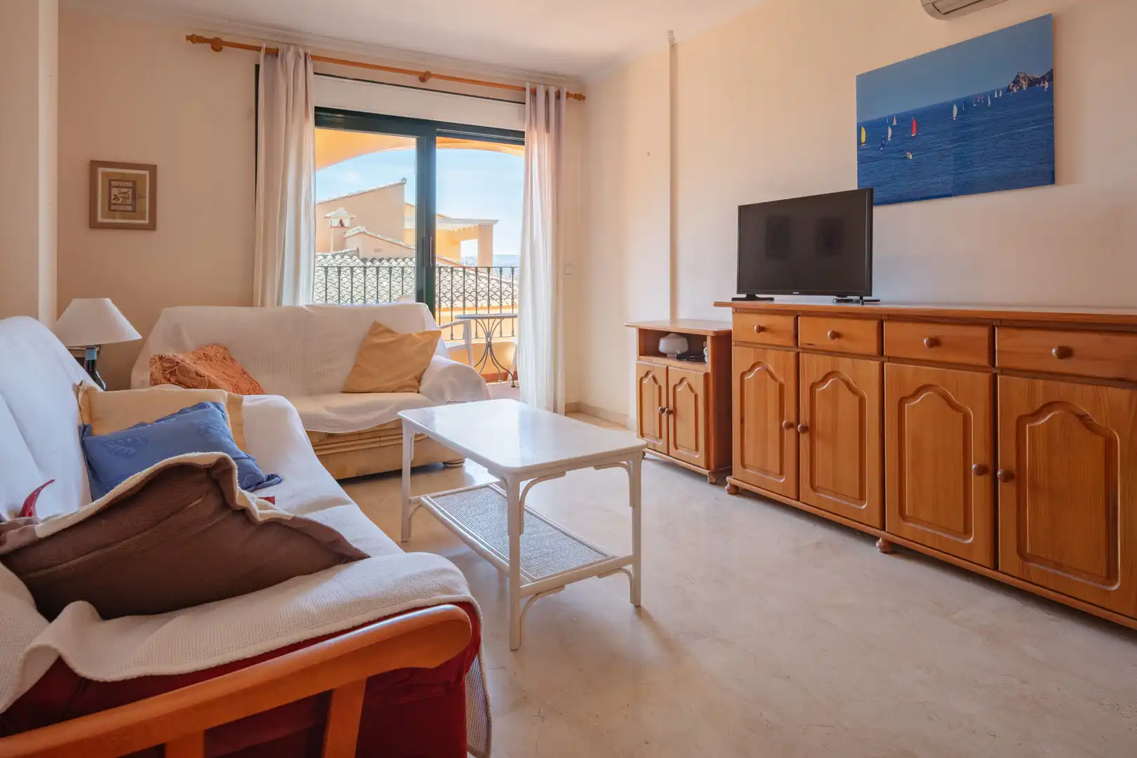 Living room of Apartments for sale in Jávea / Xàbia  with Air Conditioner, Terrace and Swimming Pool