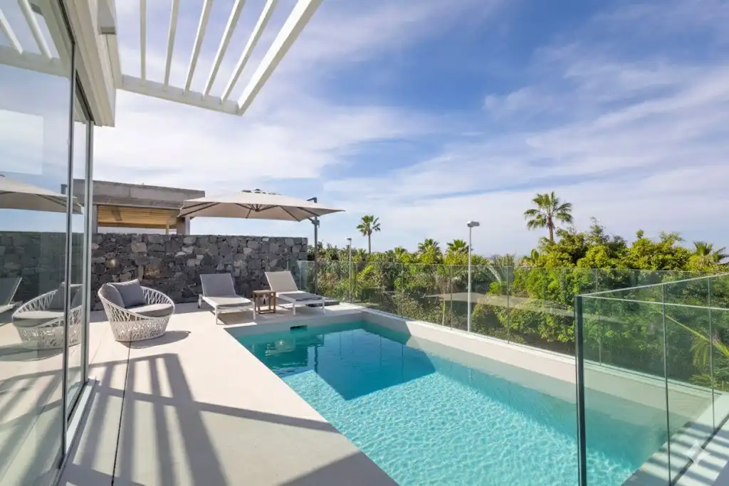 Terraza de Casa o chalet en venta en Adeje con Aire acondicionado, Jardín privado y Terraza