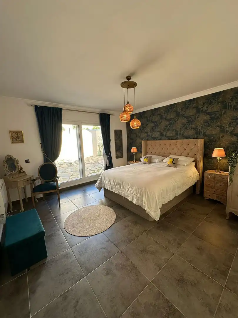 Bedroom of Houses for sale in Estepona  with Air Conditioner, Private garden and Terrace