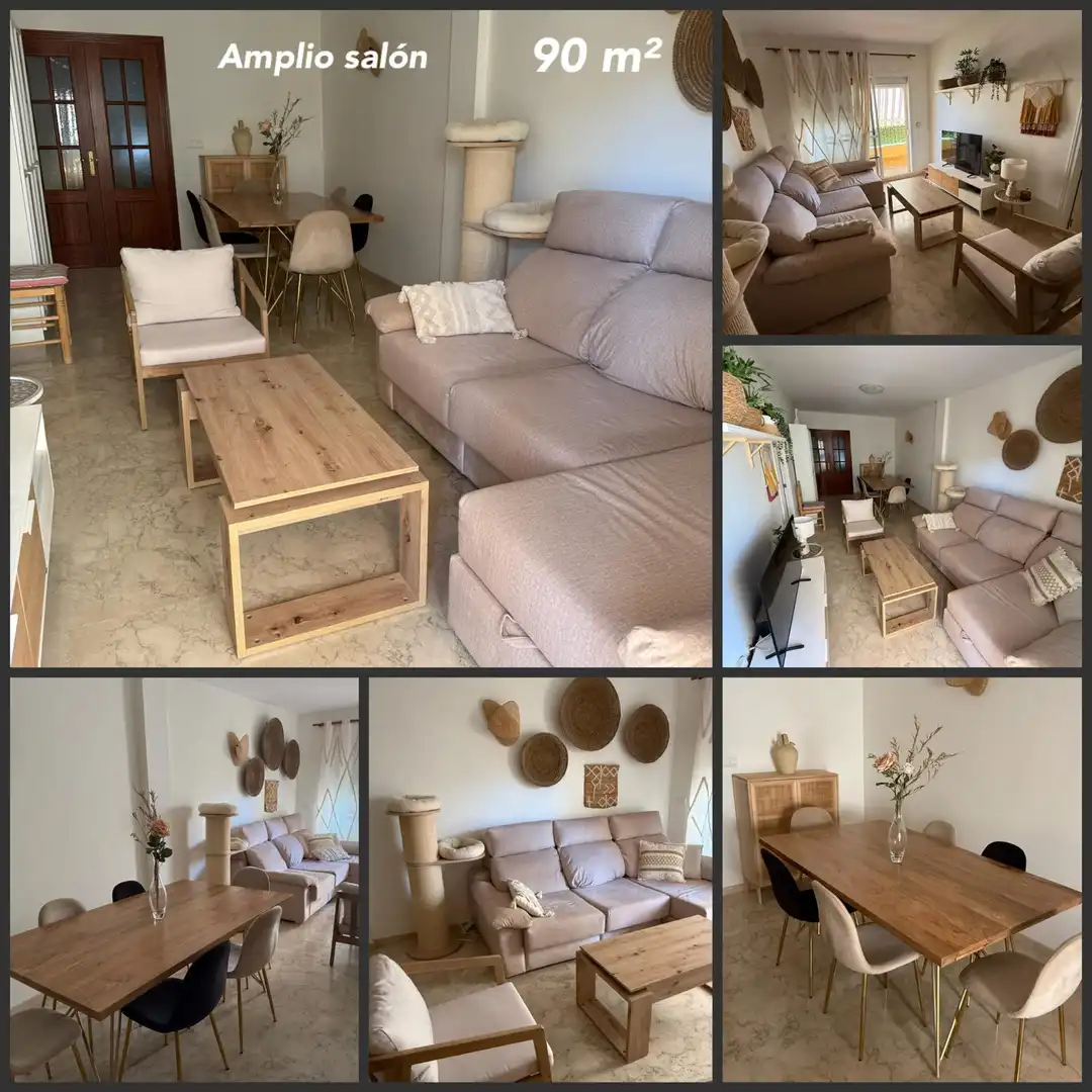 Sala de estar de Piso en venta en Torrox con Aire acondicionado y Terraza
