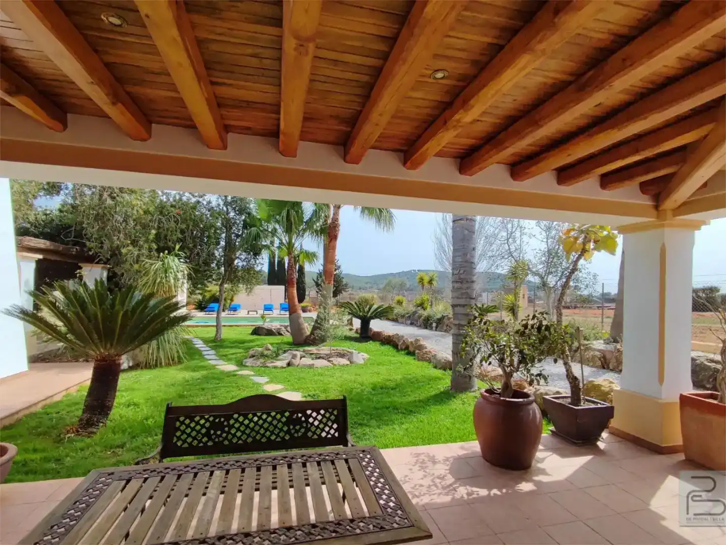 Terraza de Casa o chalet en venta en Sant Joan de Labritja con Aire acondicionado y Piscina