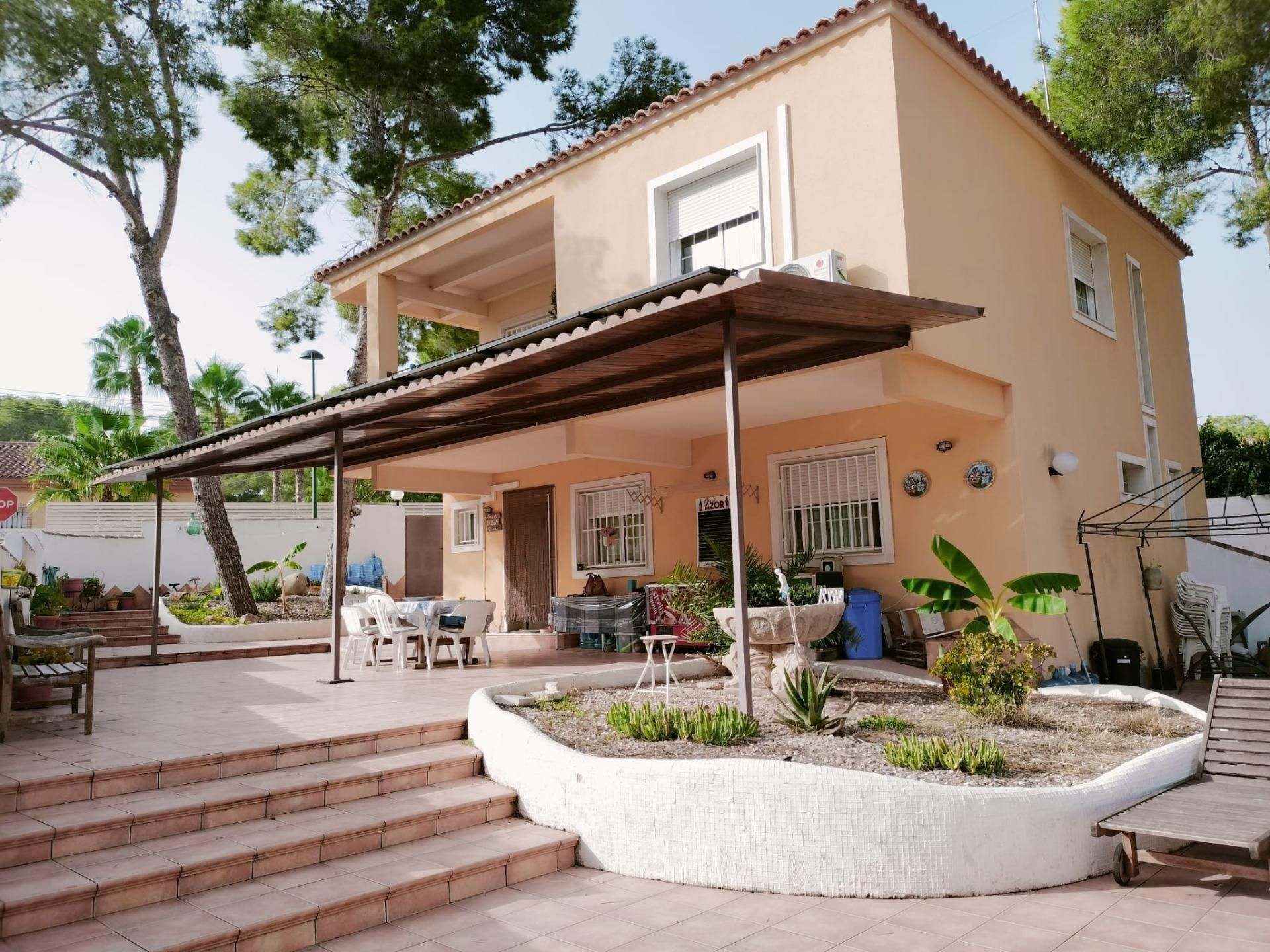 Exterior view of House or chalet for sale in Pilar de la Horadada  with Air Conditioner, Heating and Terrace