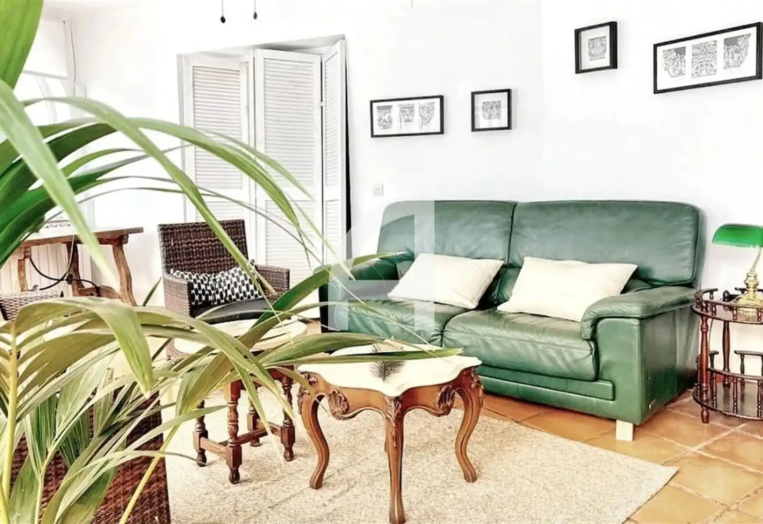 Sala de estar de Casa o chalet de alquiler en Mijas con Aire acondicionado, Calefacción y Terraza
