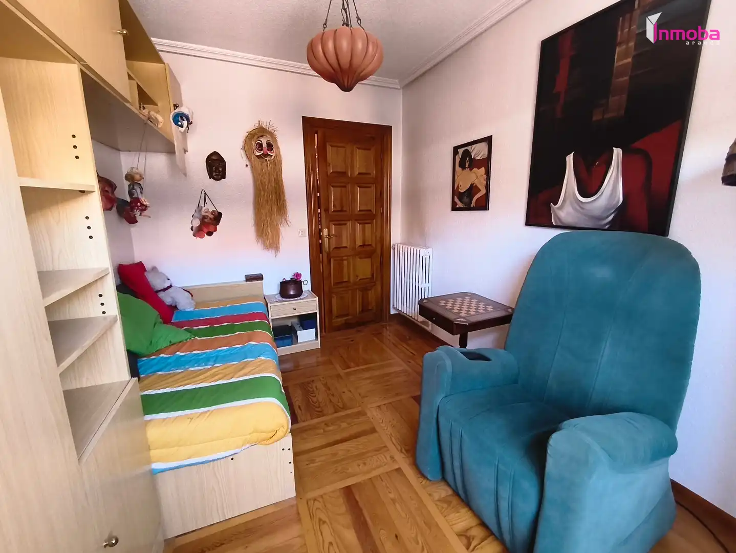 Schlafzimmer von Wohnung zum Verkauf in Aranda de Duero mit Heizung, Parkett und Balkon