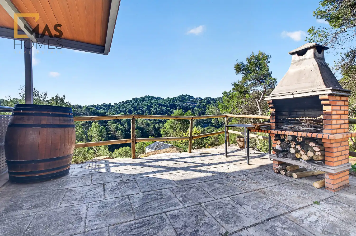 Terrassa de Casa o xalet en venda en Sant Llorenç Savall amb Aire condicionat, Calefacció i Jardí privat