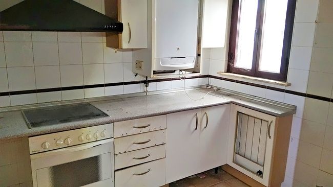 Cuina de Casa o xalet en venda en Miranda de Azán