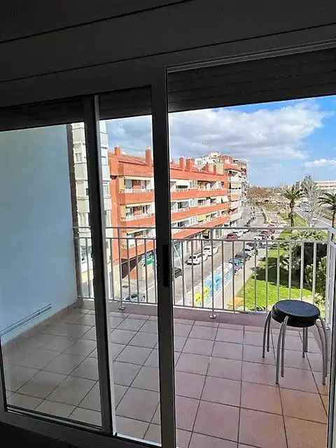 Exterior view of Flat for rent in Castelldefels  with Heating, Parquet flooring and Balcony