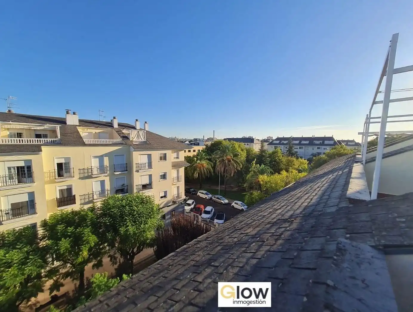 Vista exterior de Ático de alquiler en Badajoz con Aire acondicionado, Calefacción y Terraza