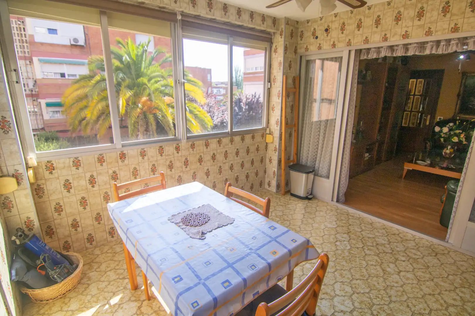 Schlafzimmer von Wohnung zum Verkauf in Madrid mit Heizung, Terrasse und Möbliert