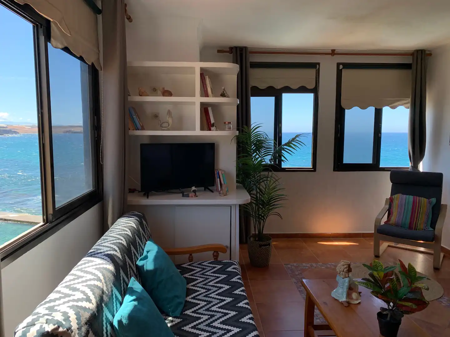 Wohnzimmer von Wohnung zum Verkauf in Gáldar mit Möbliert