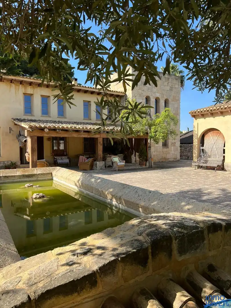 Vista exterior de Casa o chalet en venta en Mutxamel con Jardín privado, Terraza y Piscina