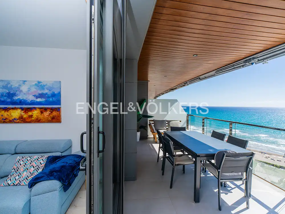Terrace of Flat for rent in Alicante / Alacant  with Air Conditioner, Terrace and Furnished