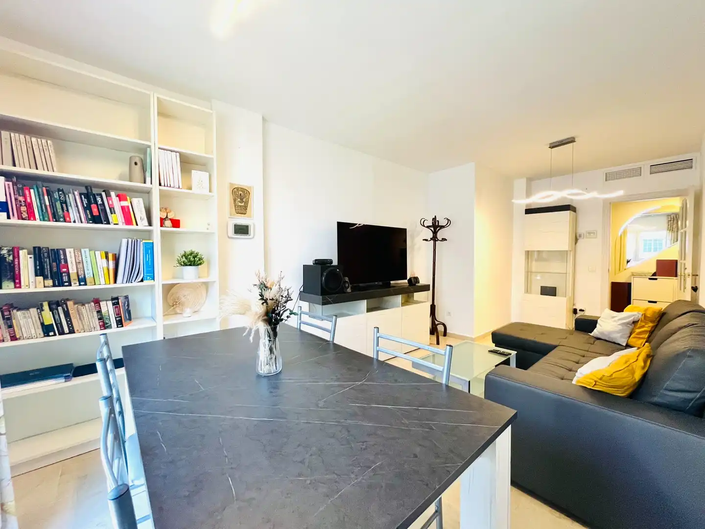 Sala de estar de Piso en venta en Málaga con Aire acondicionado, Calefacción y Amueblado