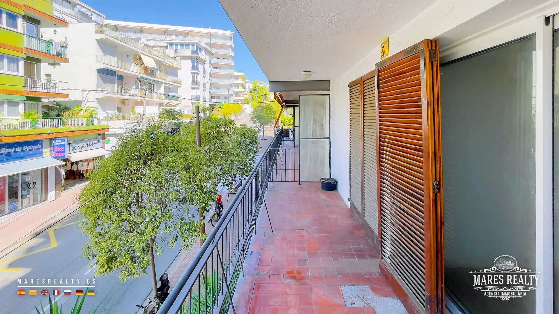 Terrasse von Wohnung zum Verkauf in Lloret de Mar mit Heizung und Haustechnik
