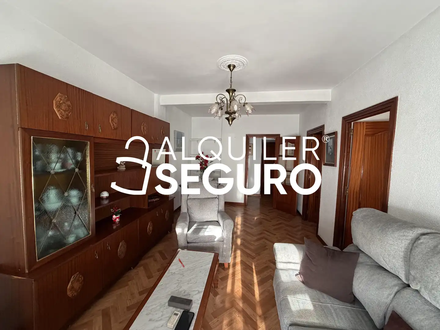 Sala d'estar de Pis de lloguer en Leganés amb Aire condicionat, Calefacció i Terrassa