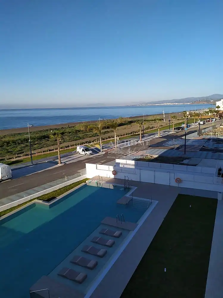 Piscina de Apartament de lloguer en Torrox amb Terrassa, Piscina i Forn
