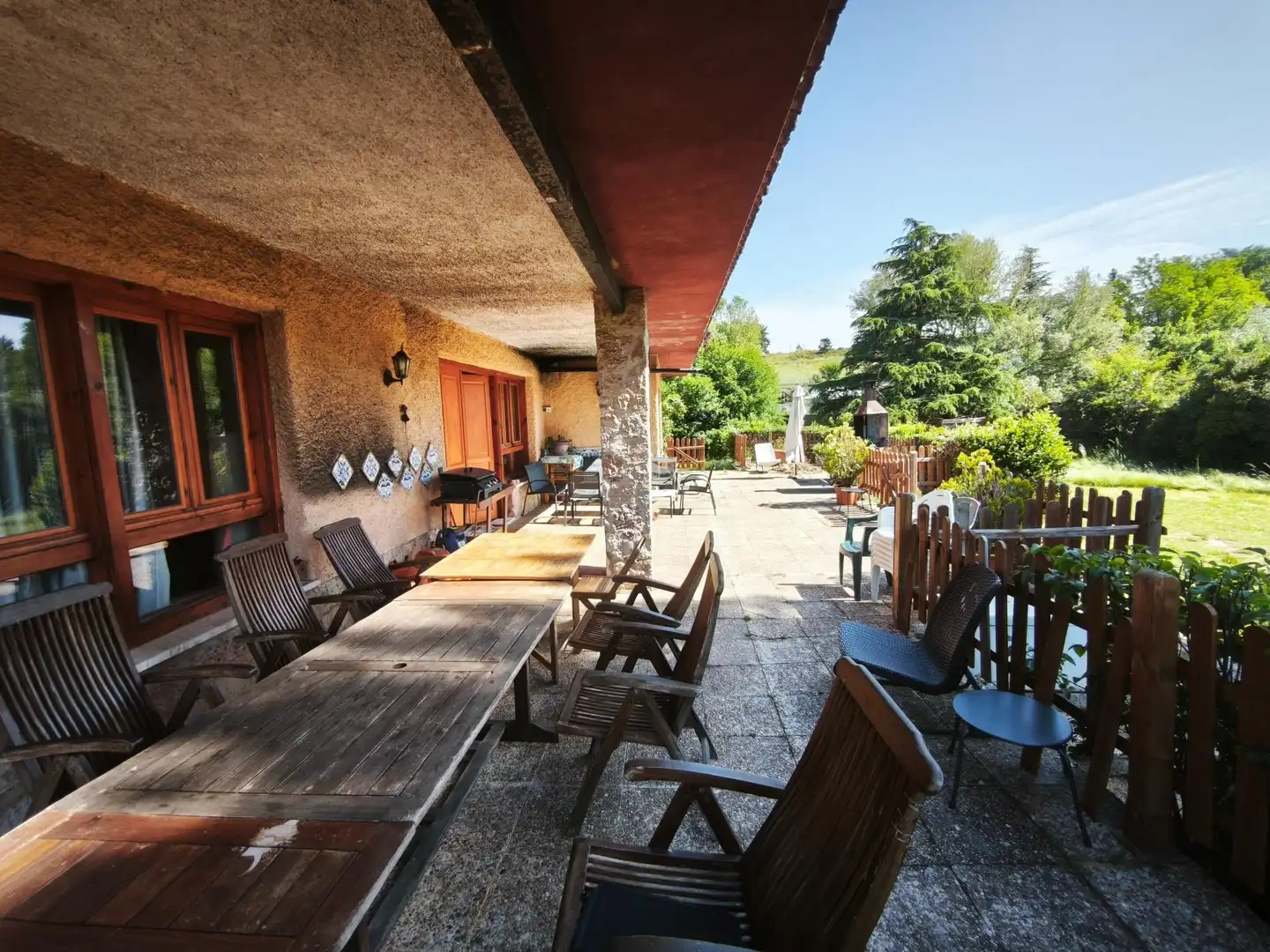 Terraza de Casa o chalet en venta en San Andrés del Rabanedo con Calefacción, Terraza y Piscina