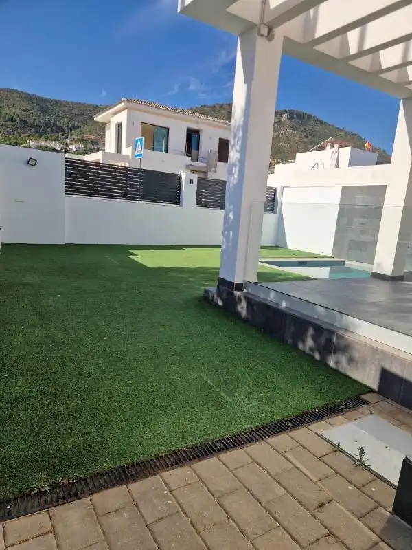 Terraza de Casa o chalet de alquiler en Alhaurín de la Torre con Aire acondicionado, Calefacción y Jardín privado